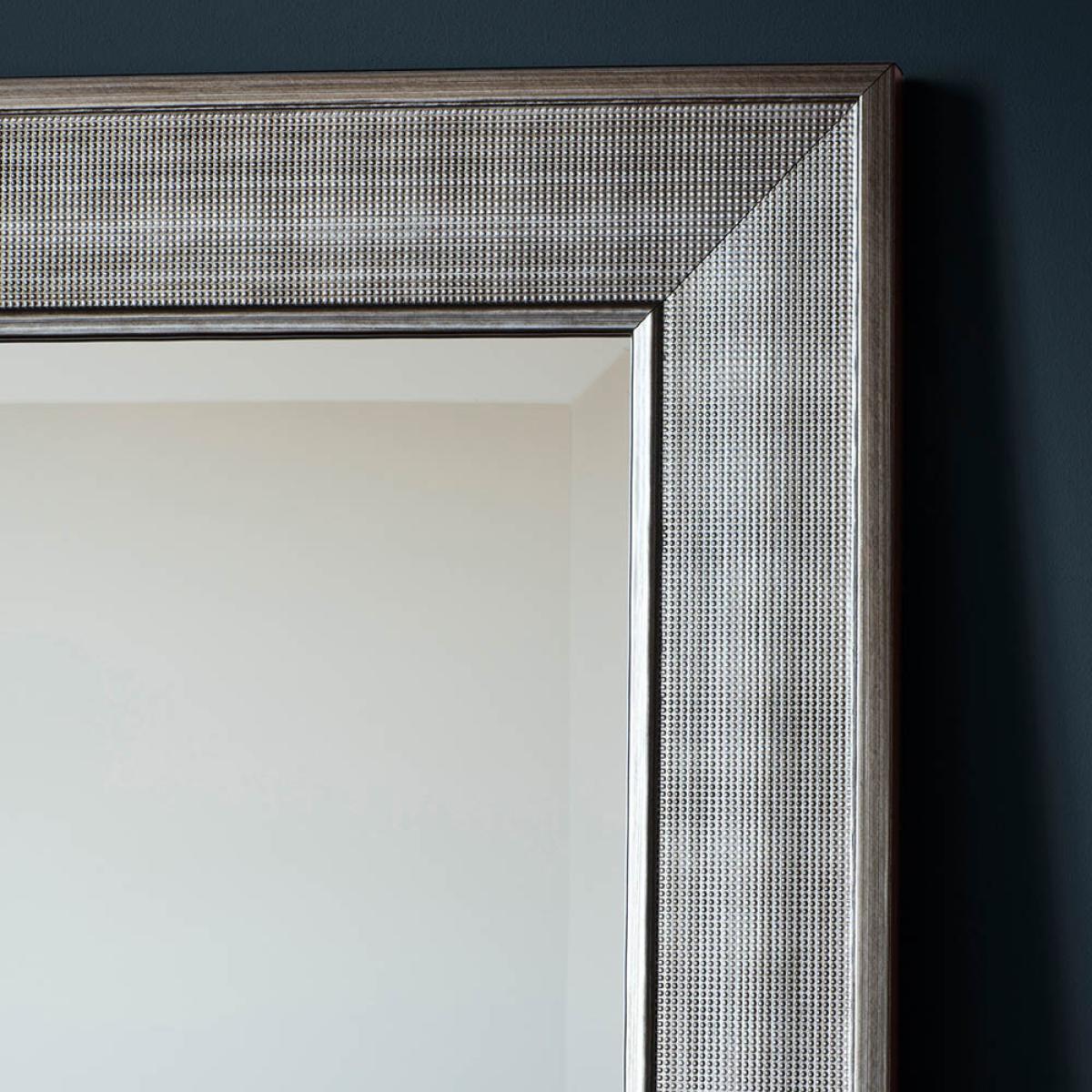Jenni Extra Large Rectangle Leaner Mirror - Silver – image 3