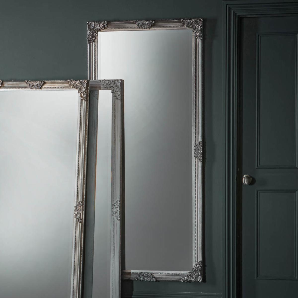 Halewood Extra Large Rectangle Leaner Mirror - Silver – image 2