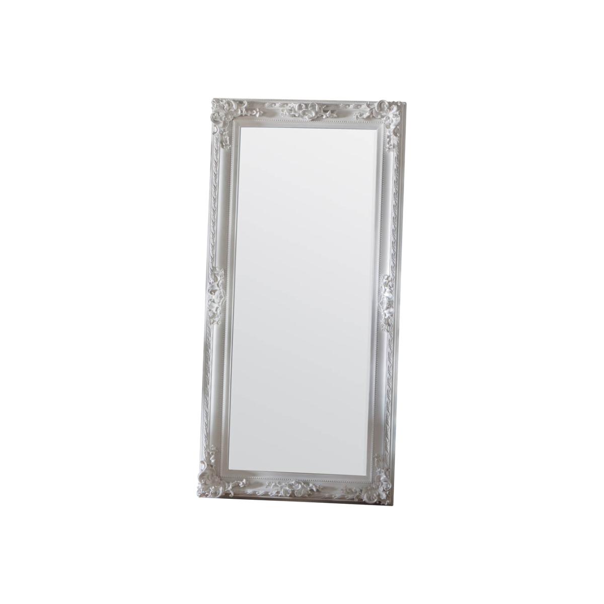 Cary Extra Large Rectangle Leaner Mirror - White – image 1