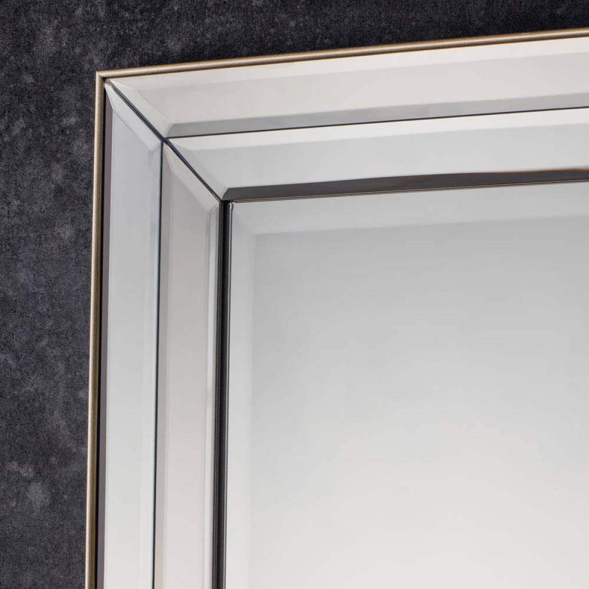 Archie Large Rectangle Full length Mirror - Champagne – image 2
