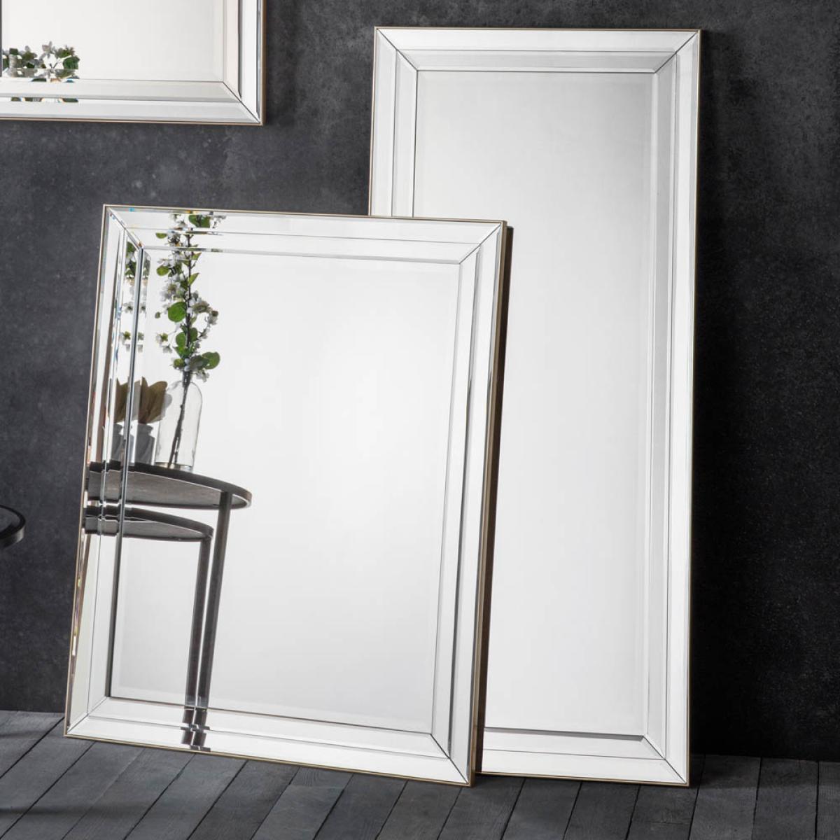Archie Large Rectangle Full length Mirror - Champagne – image 3