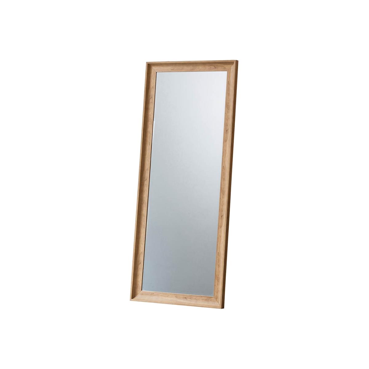 Horsham Extra Large Rectangle Leaner Mirror - Light Wood – image 1