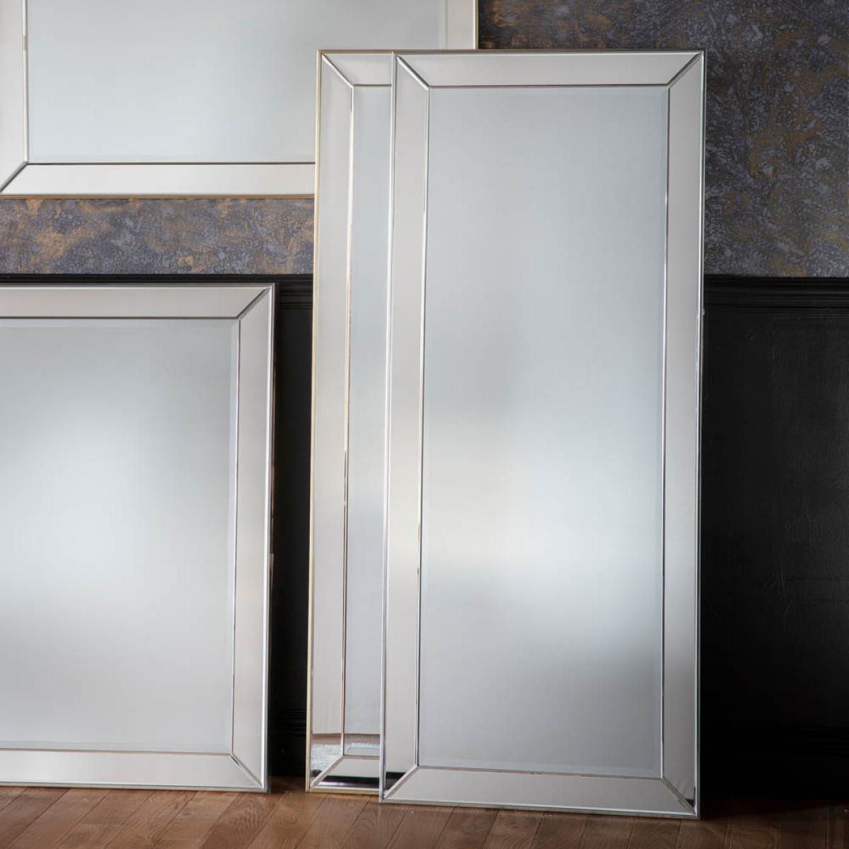 Diss Extra Large Rectangle Leaner Mirror - Gold – image 2