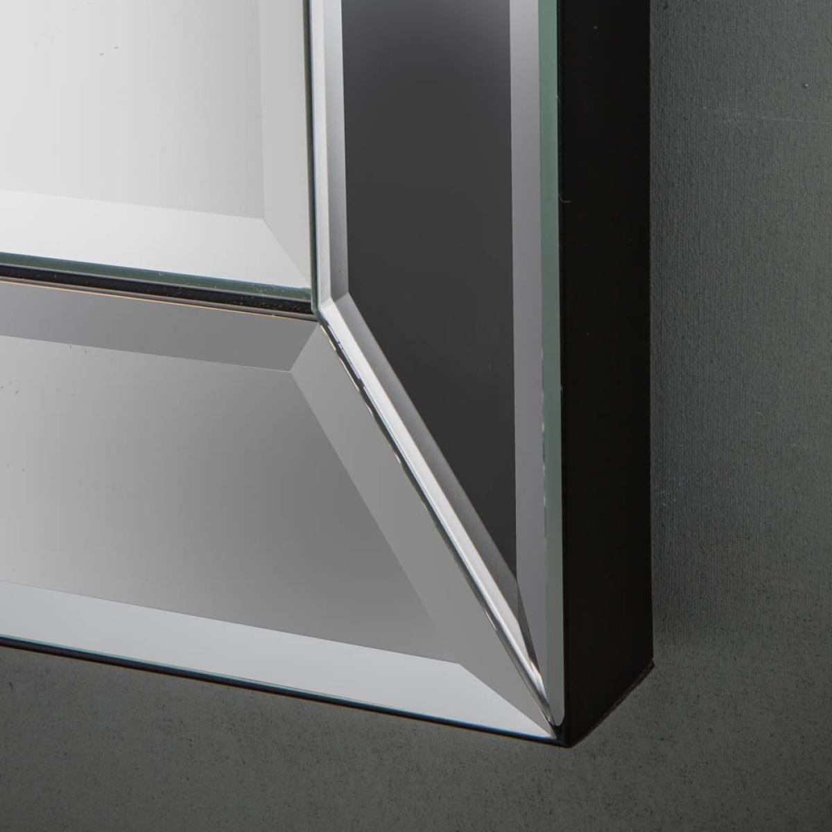 Layla Large Rectangle Full Length Mirror - Silver – image 3