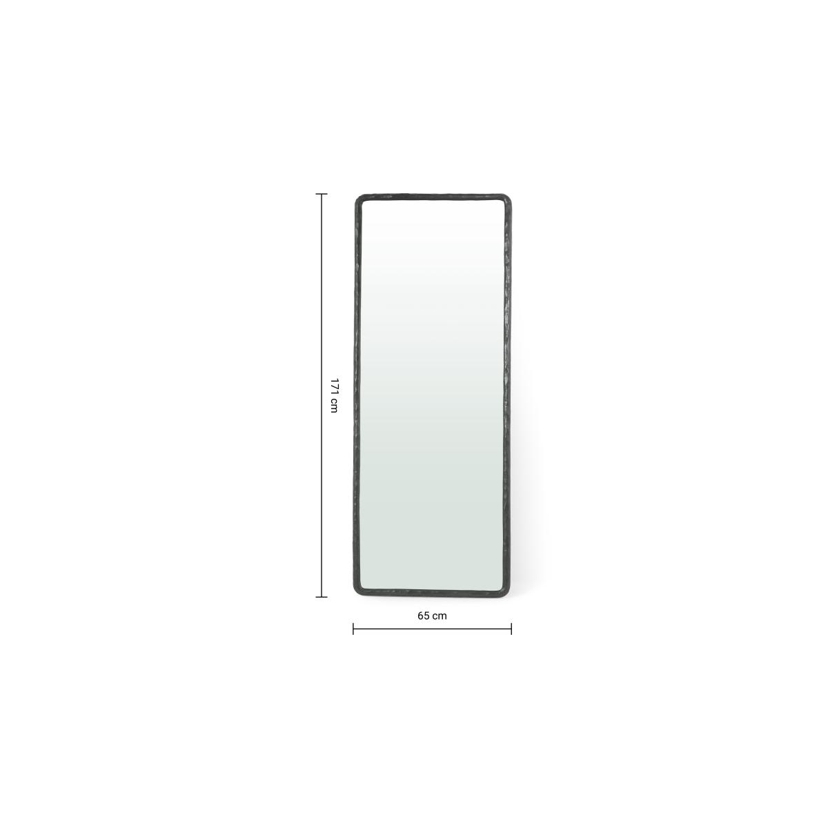 Hepsebah Leaner Mirror, 65 x 170 cm, Gunmetal – image 8
