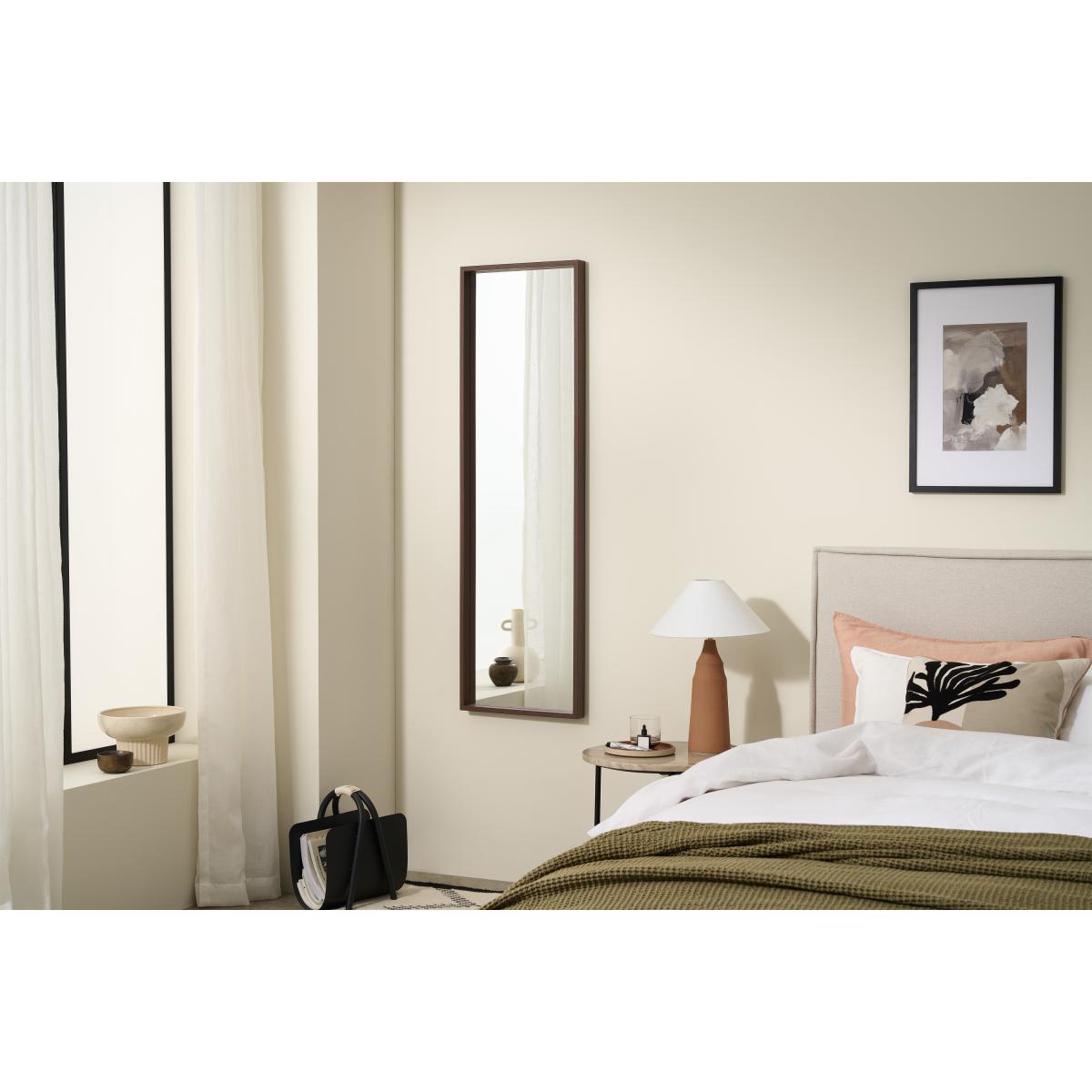 Wilson Full Length Wall Mirror, 40 x 140 cm, Walnut – image 4