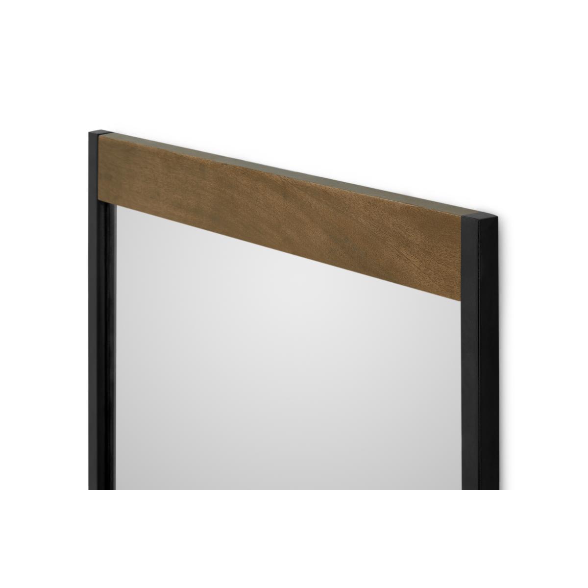 Maxine Full Length Mirror, 40 x 120cm, Mango Wood & Black – image 5