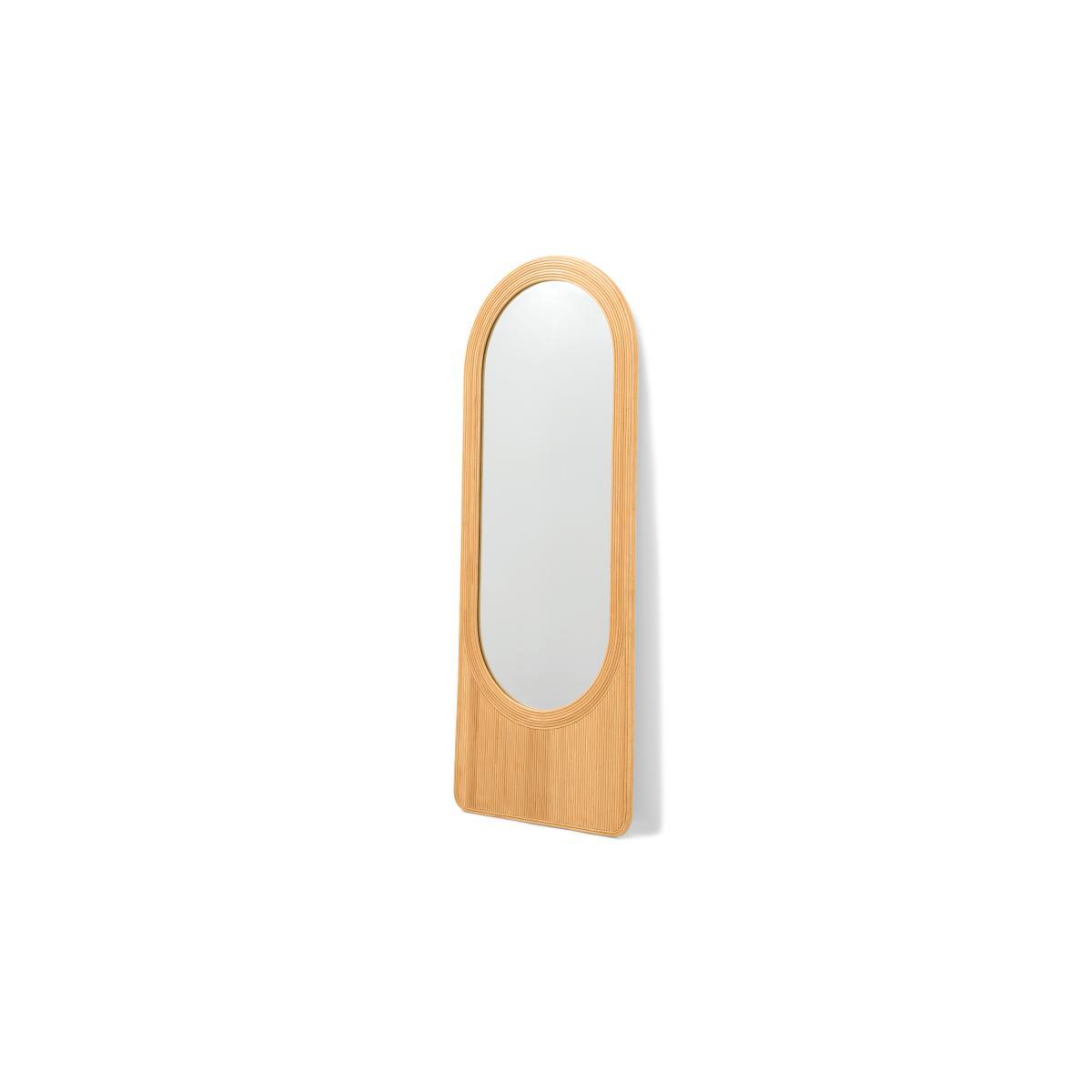 Karamo Leaner Mirror, 65 x 170 cm, Natural Rattan – image 2