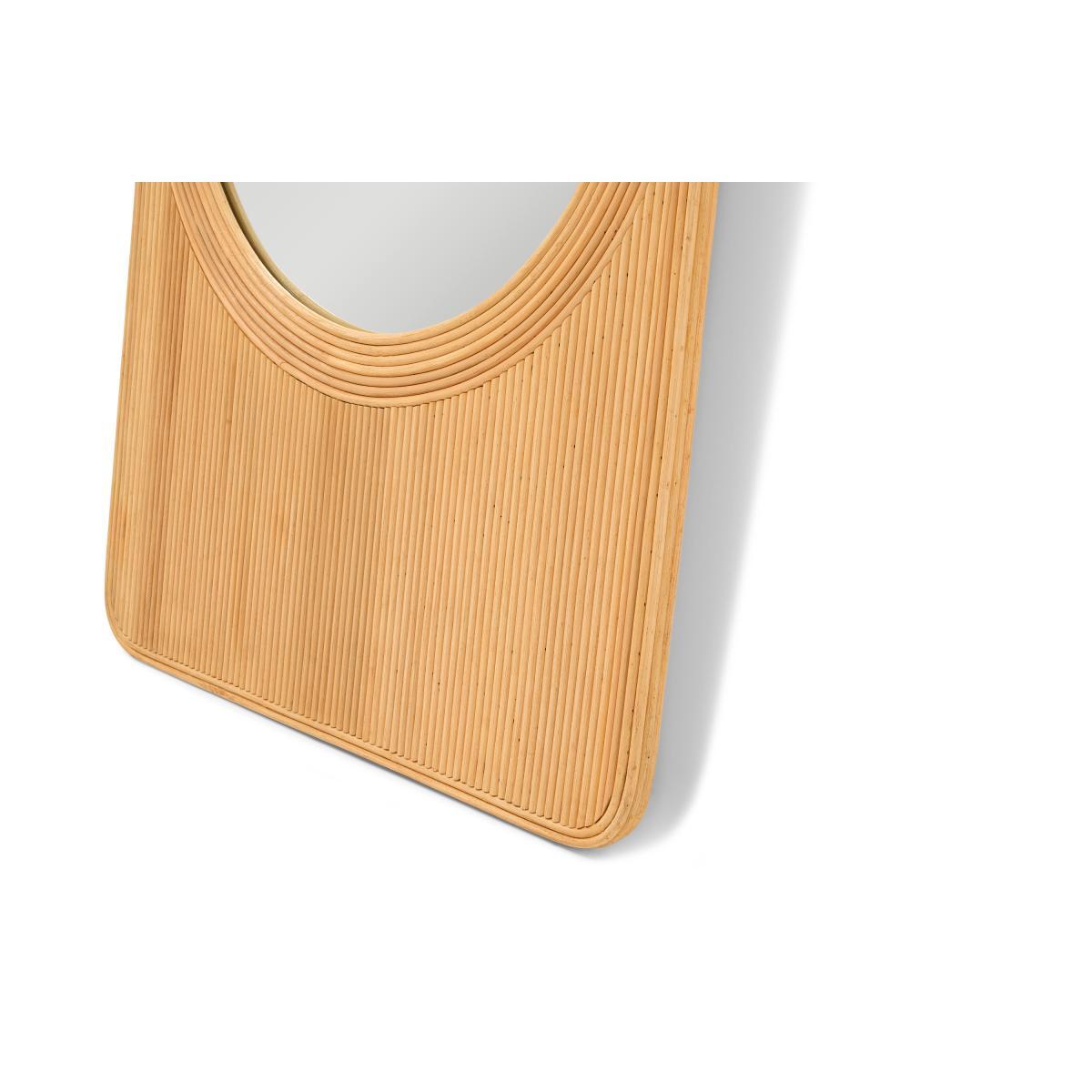Karamo Leaner Mirror, 65 x 170 cm, Natural Rattan – image 5