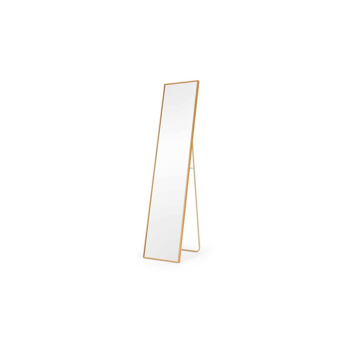 Parton Freestanding Full Length Mirror 35 x 151cm, Brushed Brass – image 2
