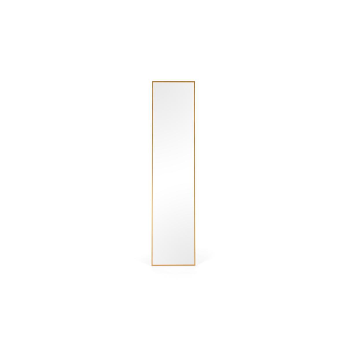 Parton Freestanding Full Length Mirror 35 x 151cm, Brushed Brass – image 5