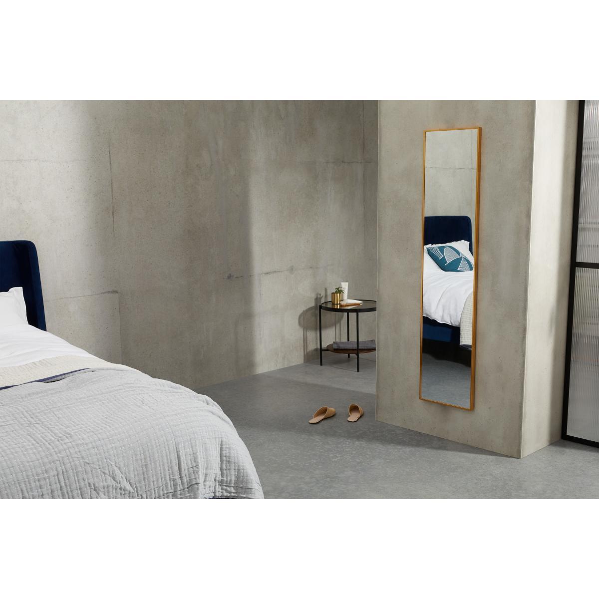Parton Freestanding Full Length Mirror 35 x 151cm, Brushed Brass – image 7