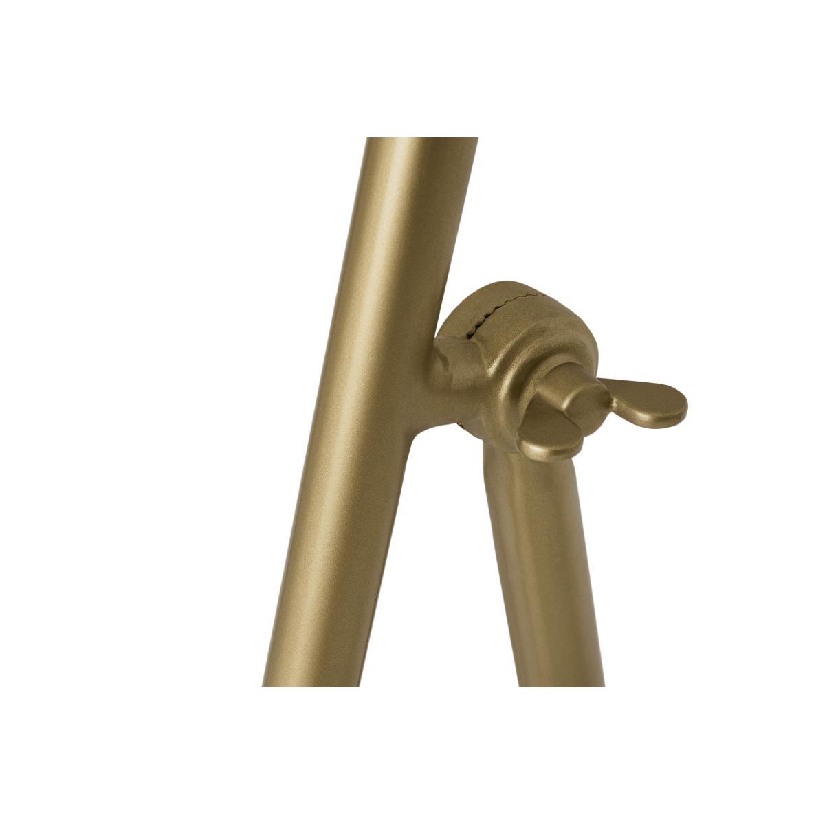 Dione Full-Length Mirror & Clothes Rail, Mango Wood & Brass – image 6