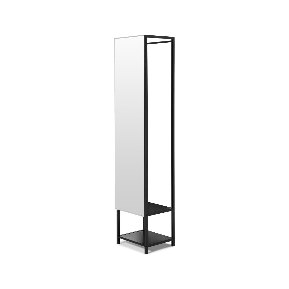 Seta Full-Length Storage Mirror, Black – image 2