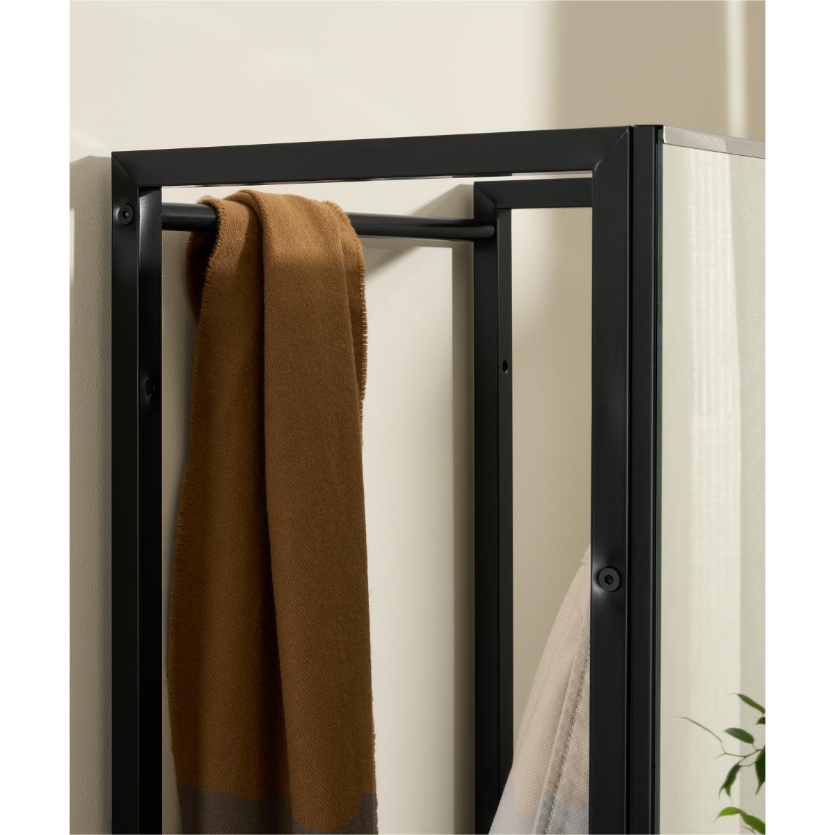 Seta Full-Length Storage Mirror, Black – image 4