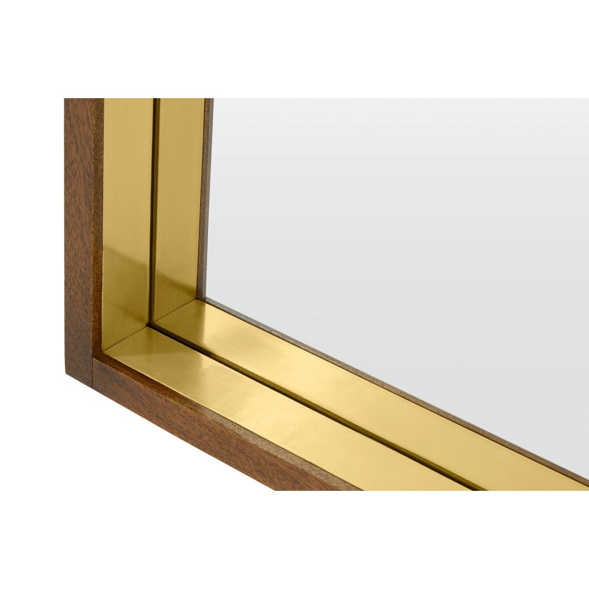 Emsworth Full Length Mirror 40 x 120cm, Mango Wood & Brass – image 6