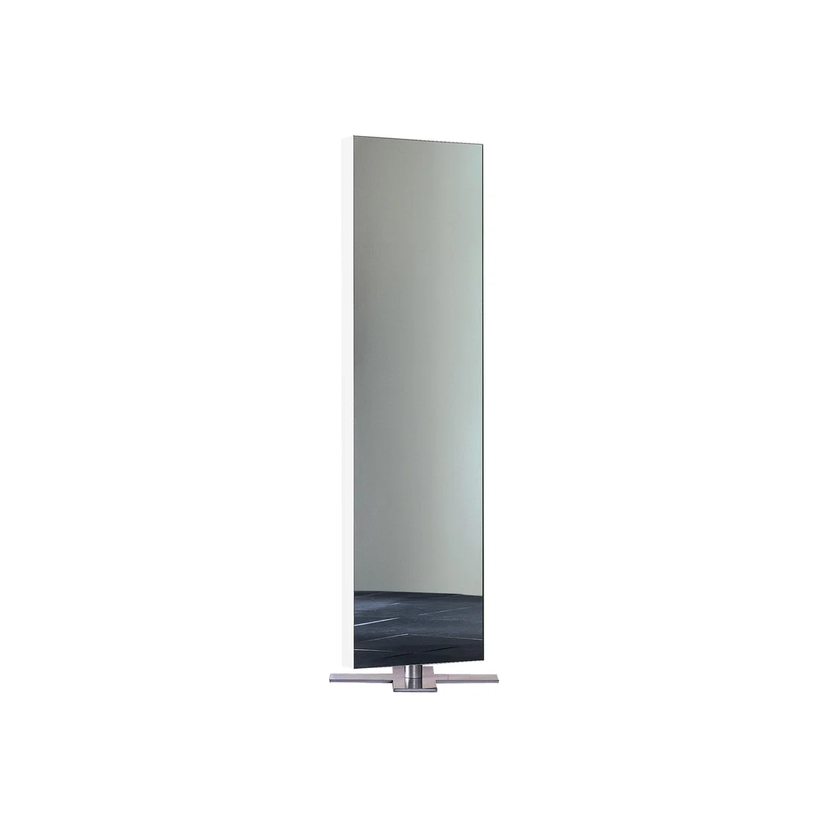 Giano Mirror with base - Floor version by Glas Italia White – image 1