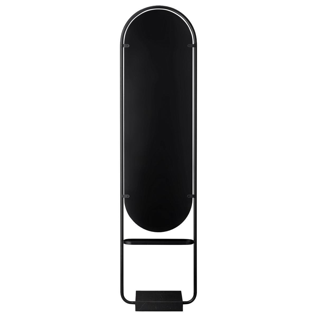 Angui Free standing mirrors - / Marbre & fer - H 180 cm by AYTM Grey/Black – image 3