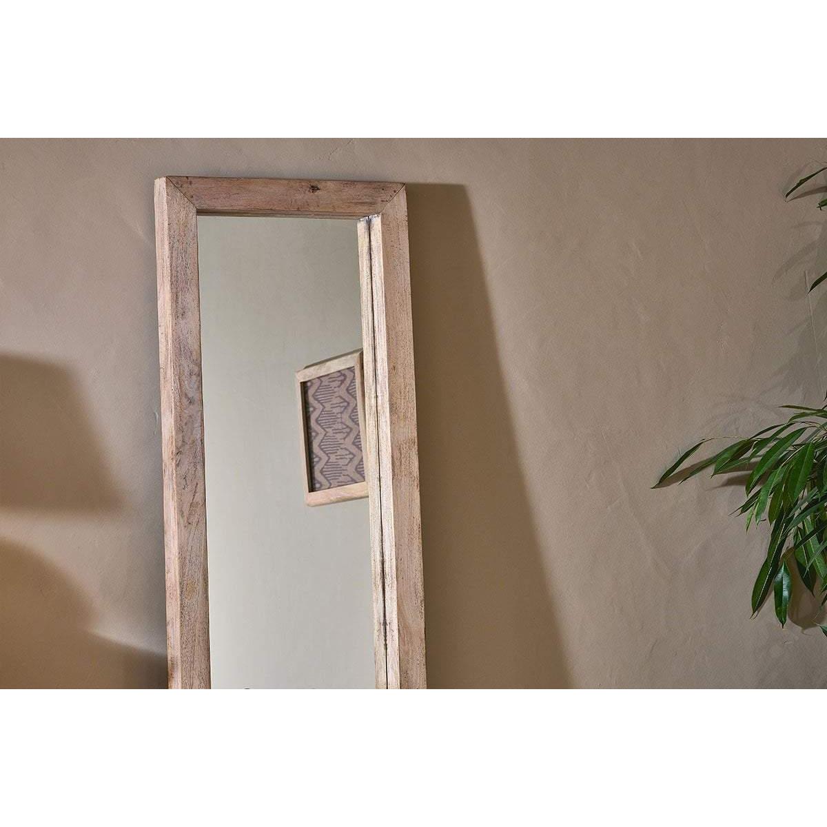 Nkuku Tariku Reclaimed Wood Full Length Mirror | Mirrors | Brown – image 2