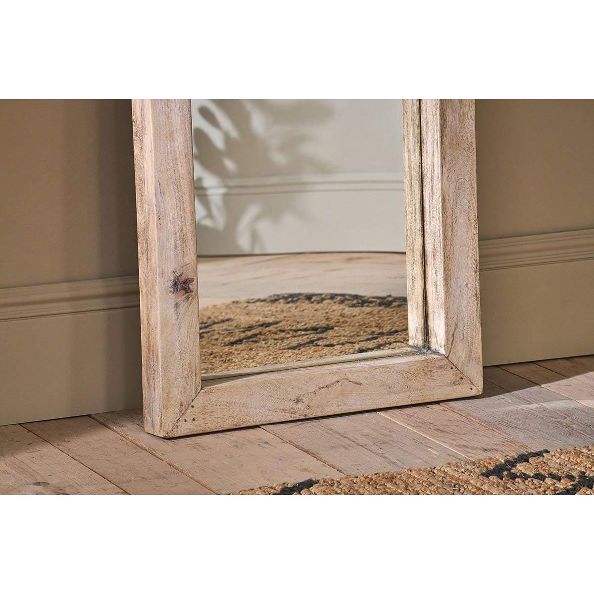 Nkuku Tariku Reclaimed Wood Full Length Mirror | Mirrors | Brown – image 4