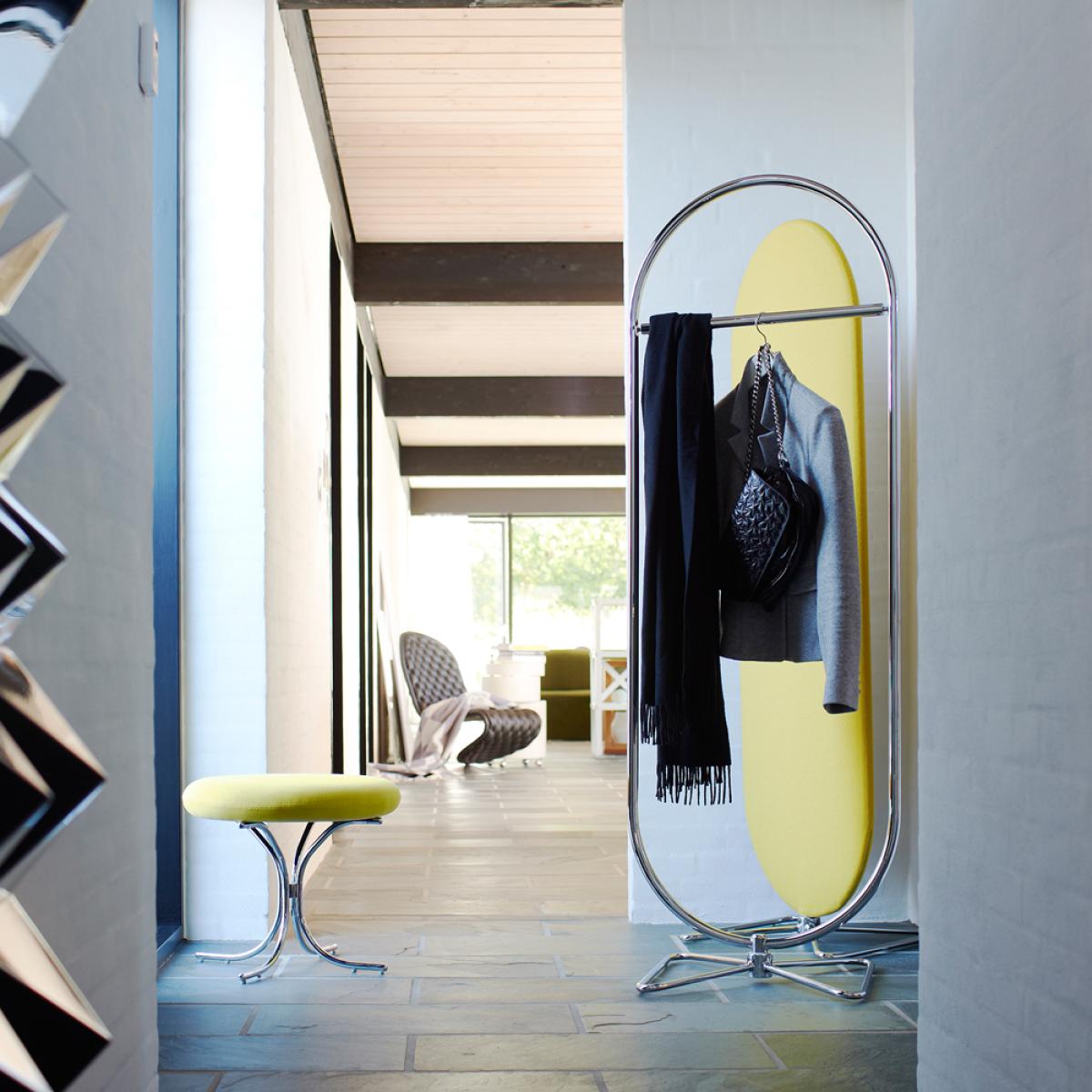 Verpan Panton System 123 floor mirror Chrome – image 3