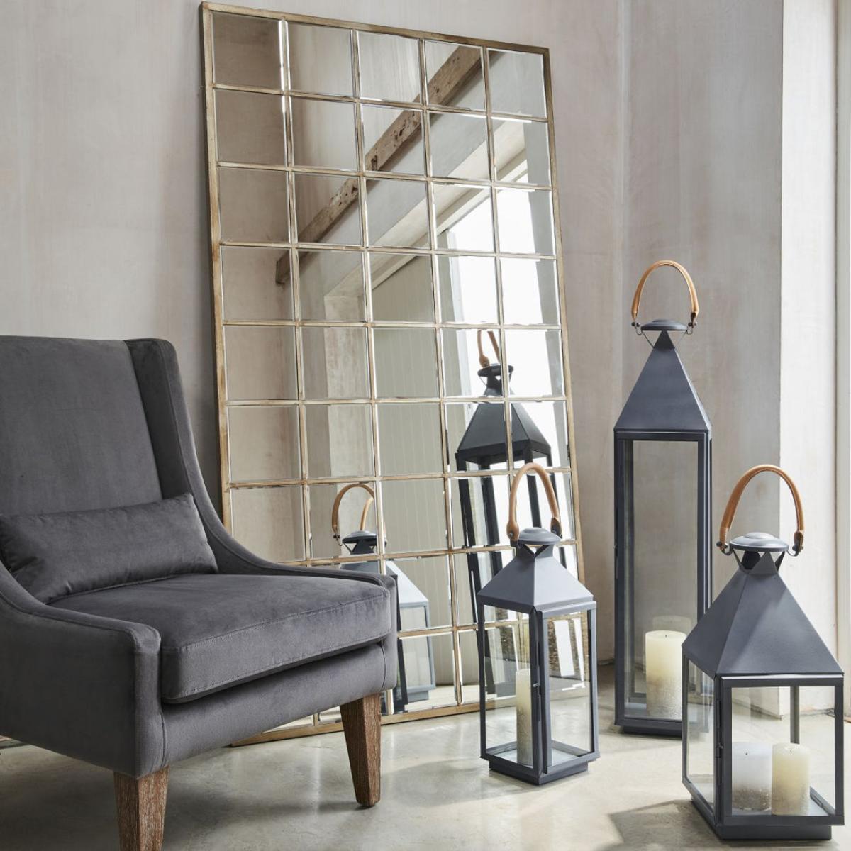 Libra Blakely Floor Standing Leaning Mirror Gold 100 x 180cm – image 2