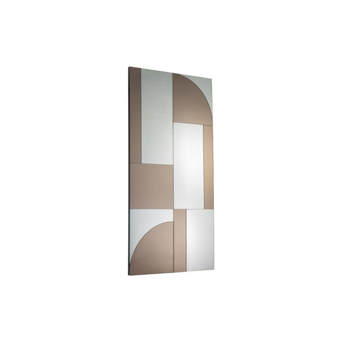 Liang & Eimil Cubist Grey & Bronze Rectangular Mirror – image 2