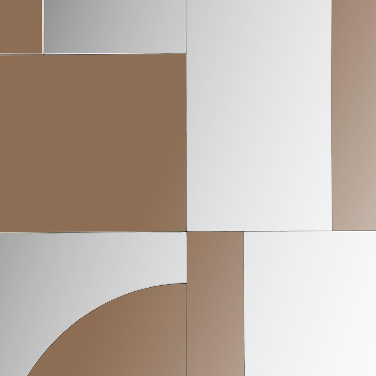 Liang & Eimil Cubist Grey & Bronze Rectangular Mirror – image 5