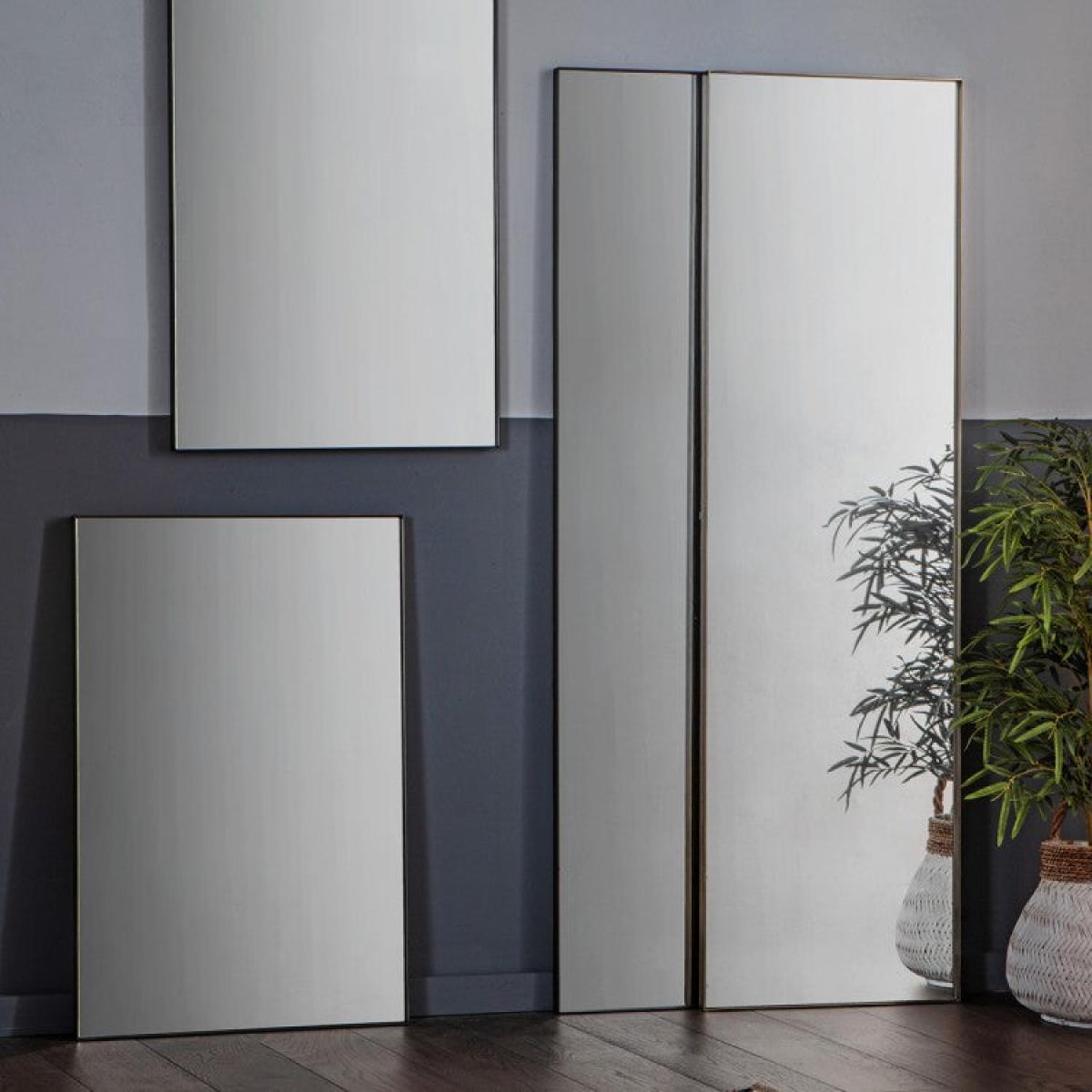 Gallery Interiors Hurston Leaner Mirror in Black | Outlet / Black – image 1