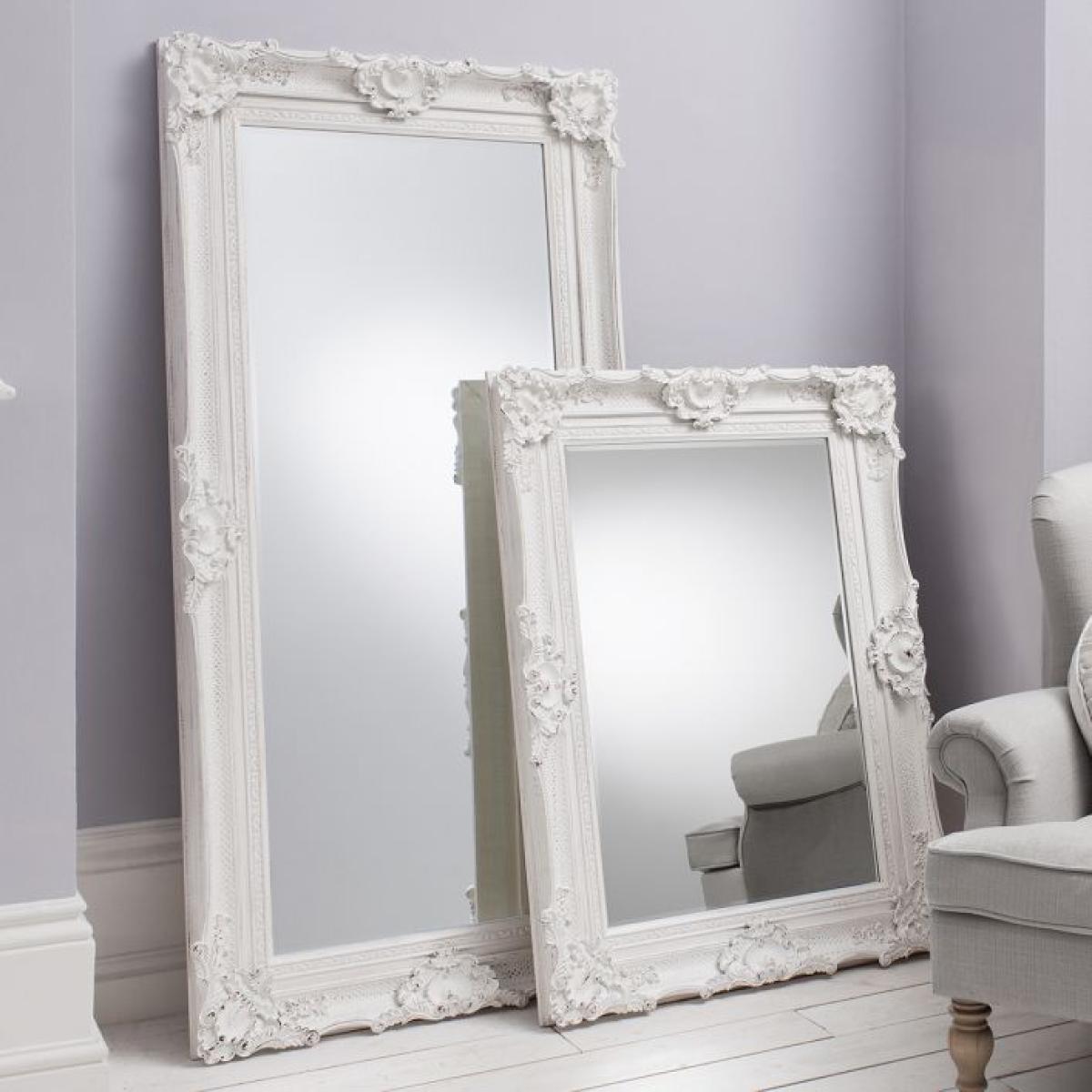 Gallery Direct Stretton Leaner Mirror in Cream – image 2