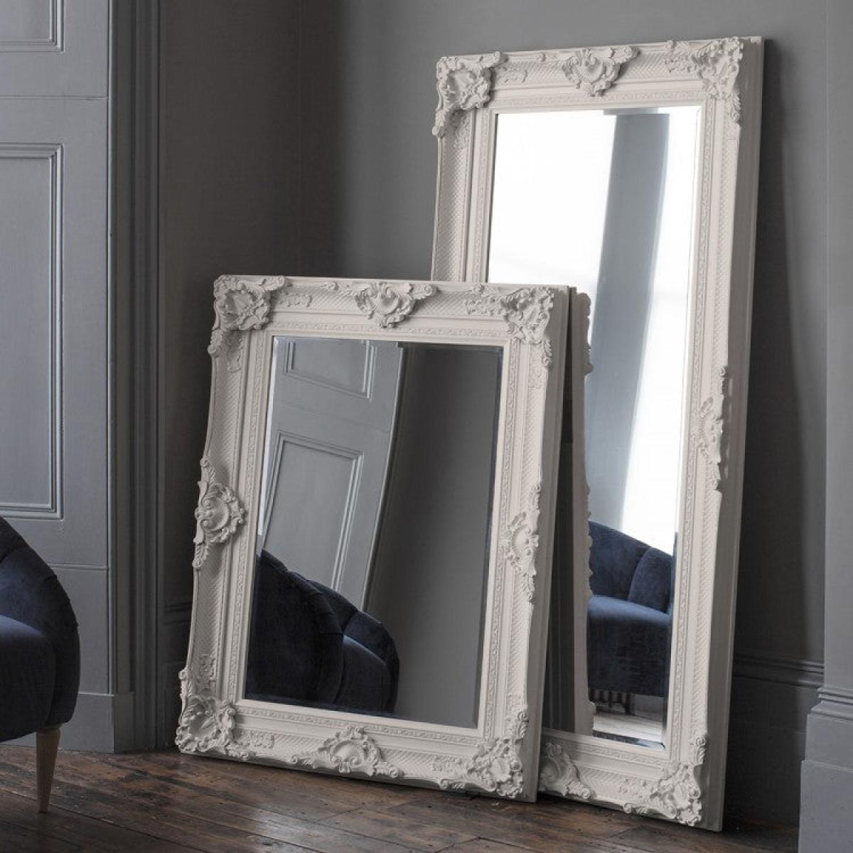 Gallery Direct Stretton Leaner Mirror in Cream – image 3
