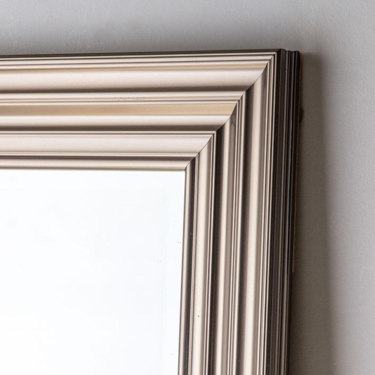 Gallery Interiors Erskine Leaner Pewter Mirror | Outlet – image 3