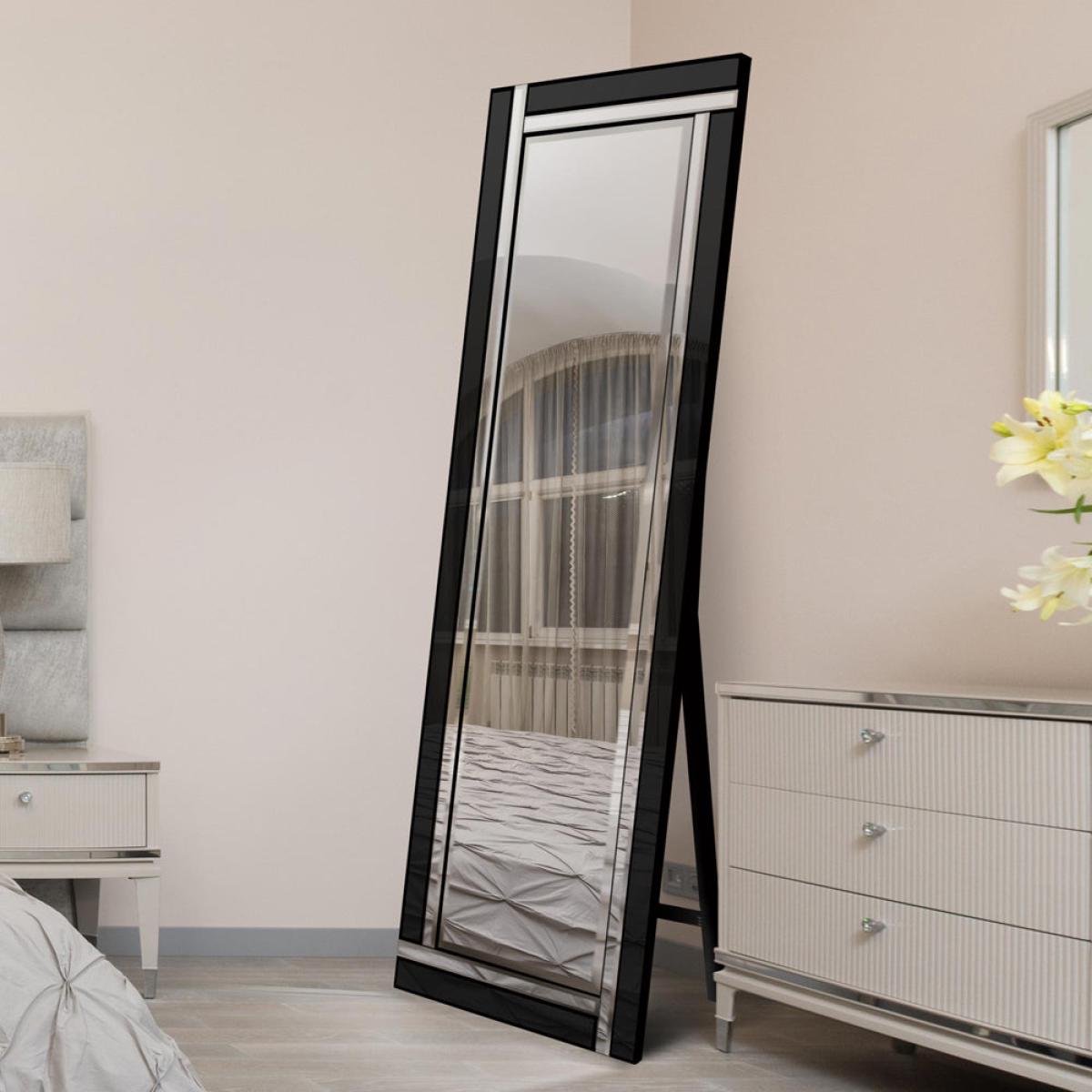 Olivia's Arton Free Standing Cheval Mirror in Black - 170 x 58cm – image 1
