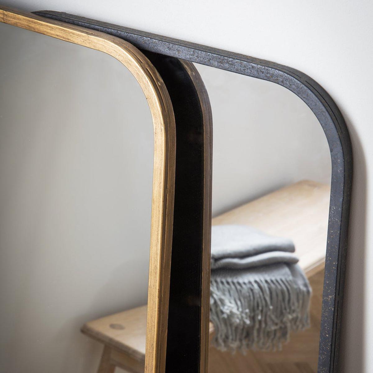 Gallery Direct Kurva Black Mirror – image 2