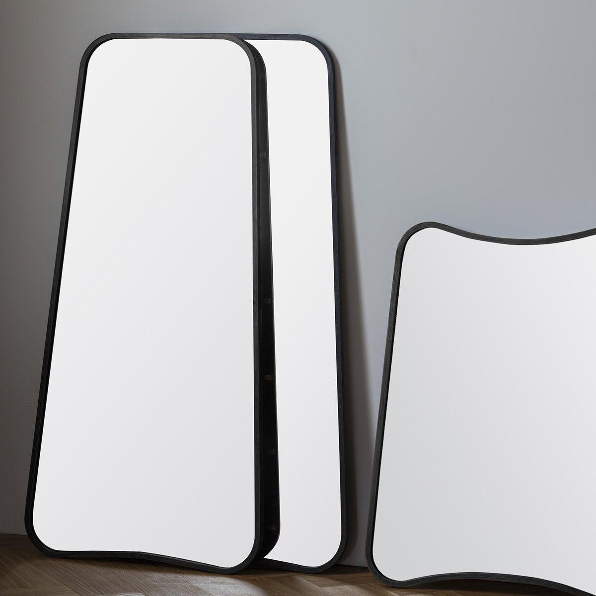 Gallery Direct Kurva Black Mirror – image 1