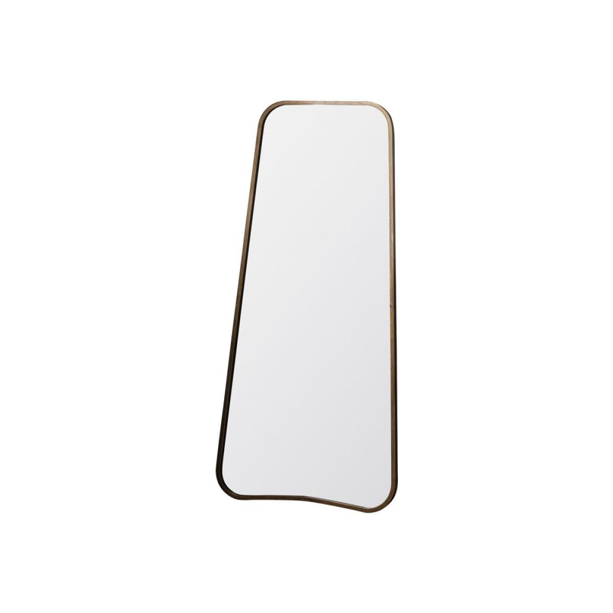 Gallery Direct Kurva Leaner Mirror Gold | Outlet – image 1