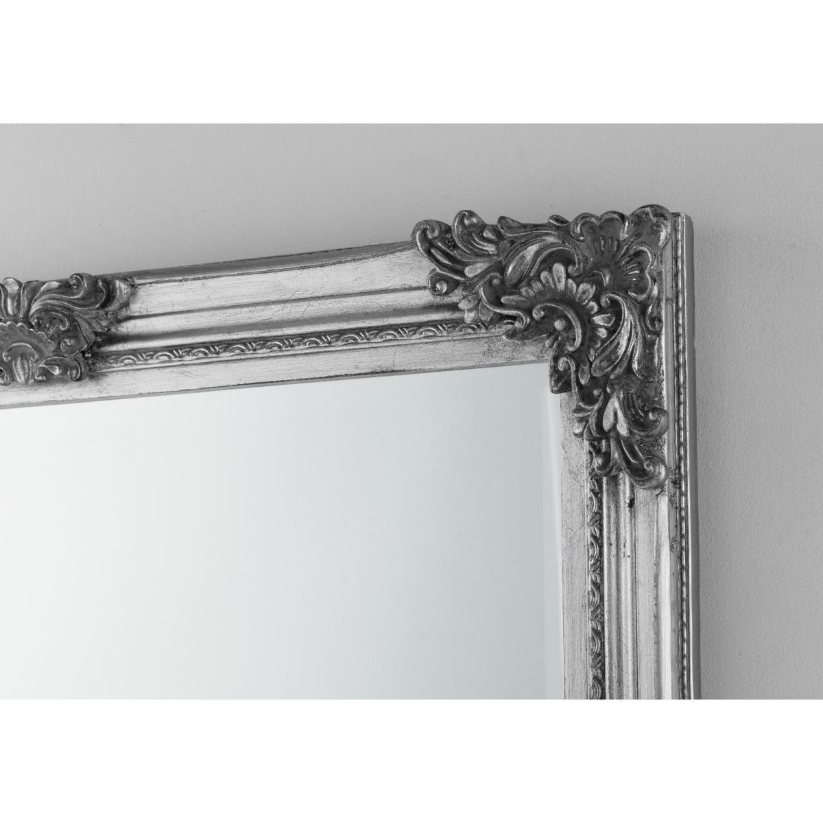 Jeffrey Standing Mirror in Silver – image 4