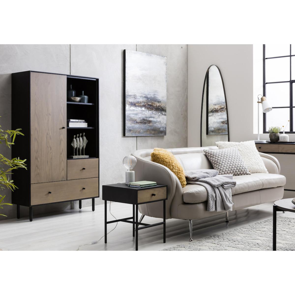 Blair Pewter Full Length Wall Mirror – image 2