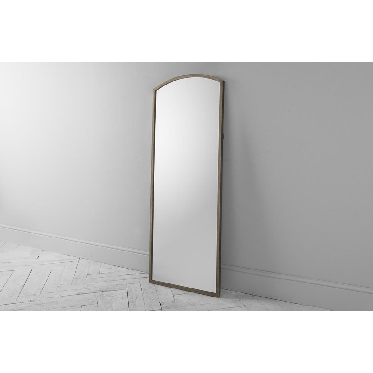 Newport Arch Standing Mirror in Antique Silver – image 3