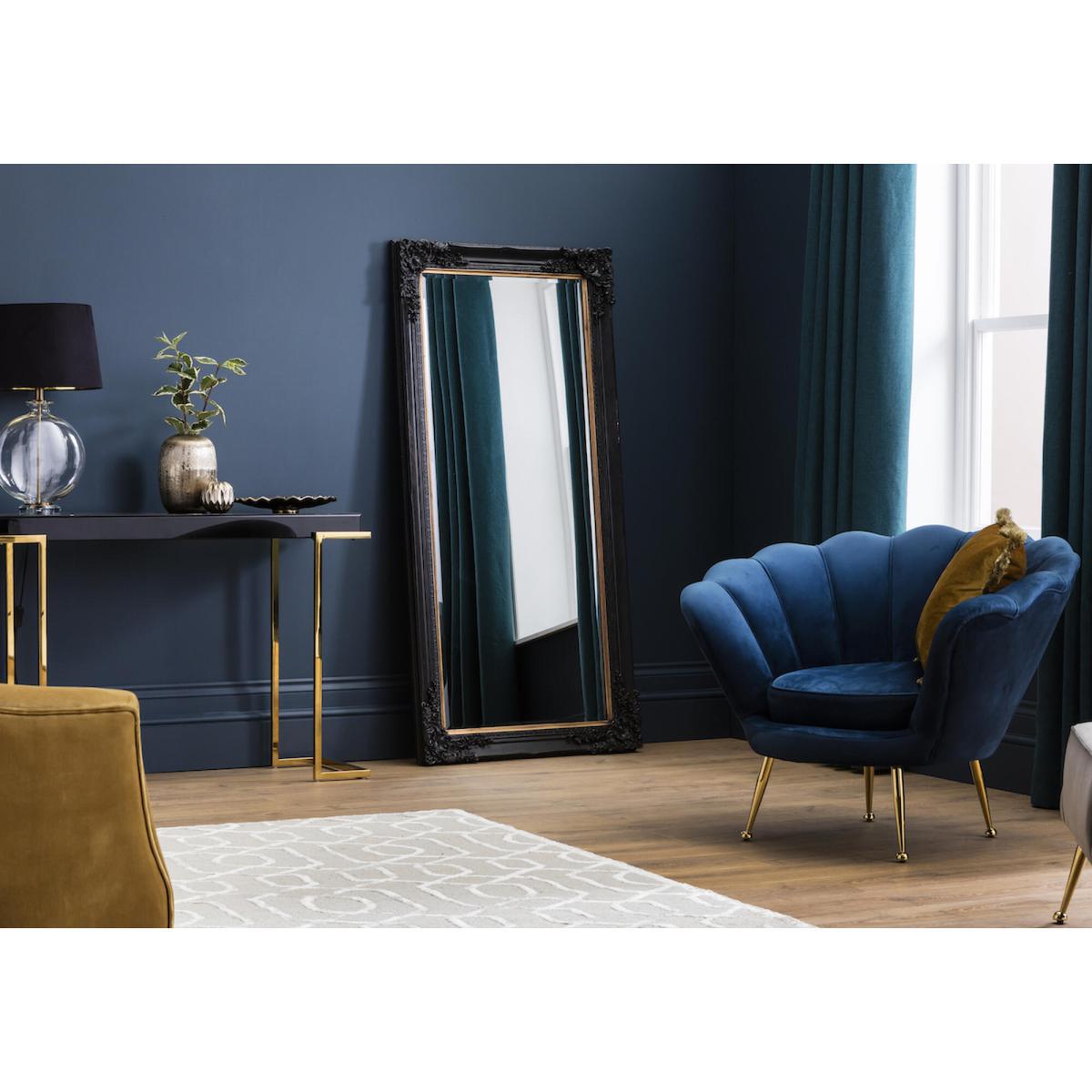 Edward Standing Mirror in Antique Black – image 3