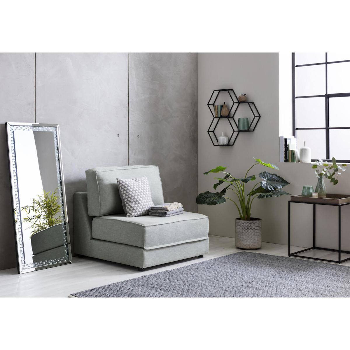 Stewart Standing Mirror in Silver – image 2