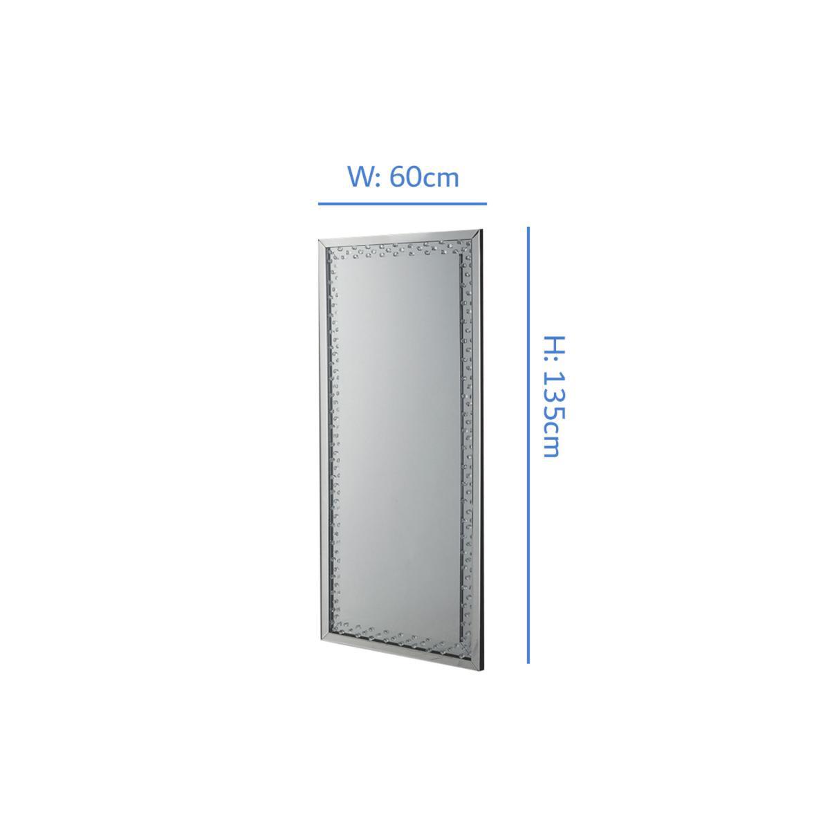 Stewart Standing Mirror in Silver – image 5