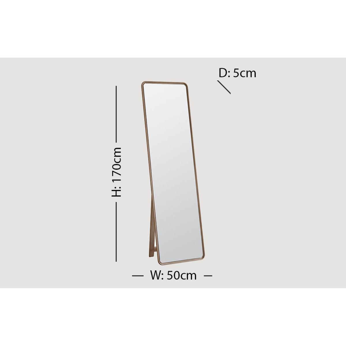Noranda Oak Full Length Mirror – image 5