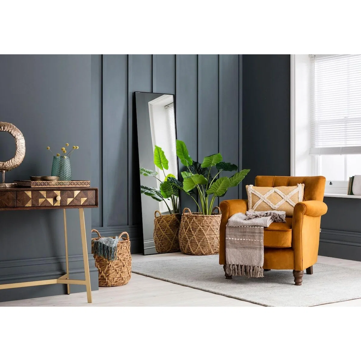 Jameson Standing Mirror in Black – image 2