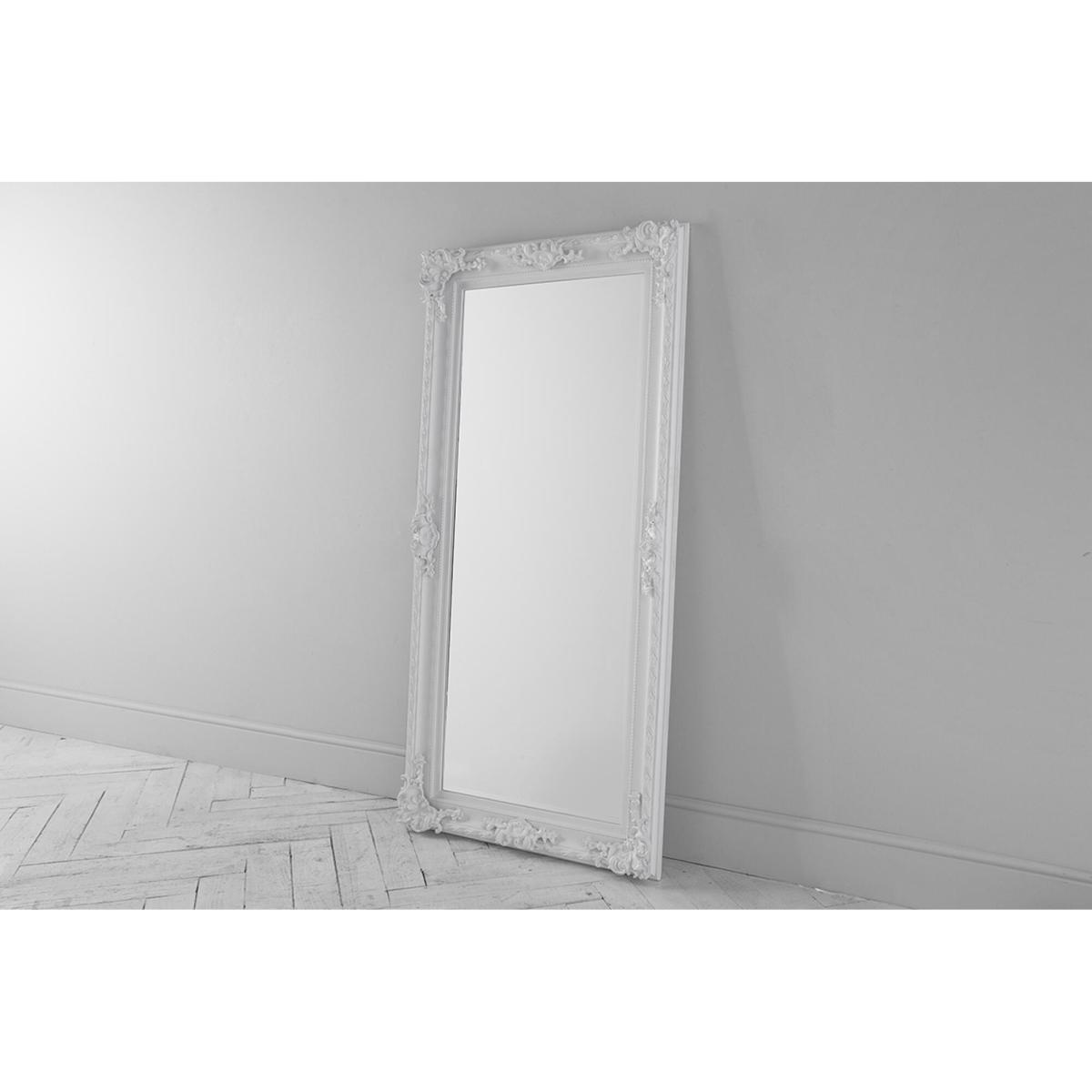 Phillip Standing Mirror in White – image 3