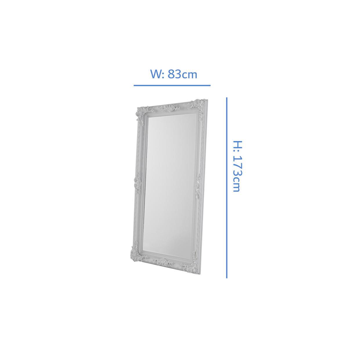 Phillip Standing Mirror in White – image 5
