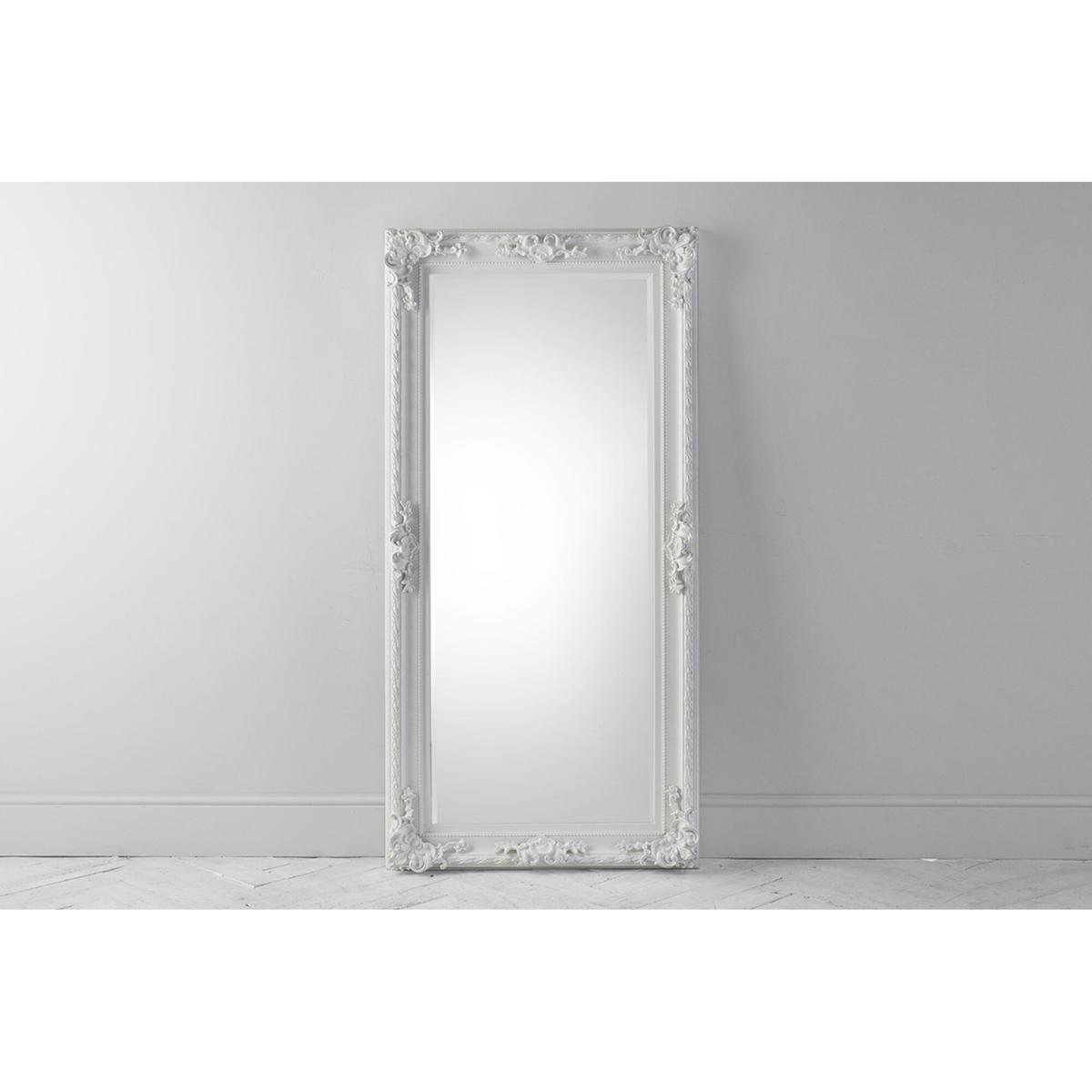 Phillip Standing Mirror in White – image 1