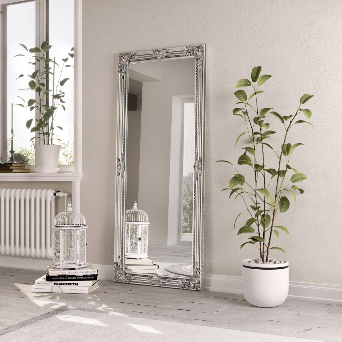 Bevelled Leaner Mirror 75x165cm Silver – image 2