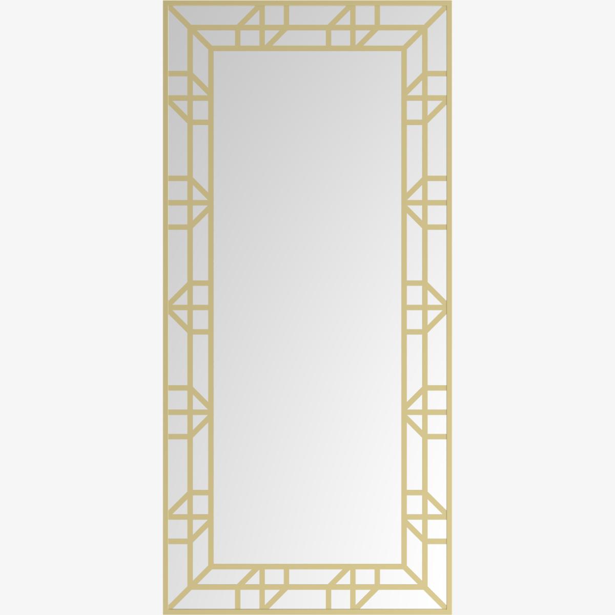 Adeline Lean To Mirror - Gold – image 1