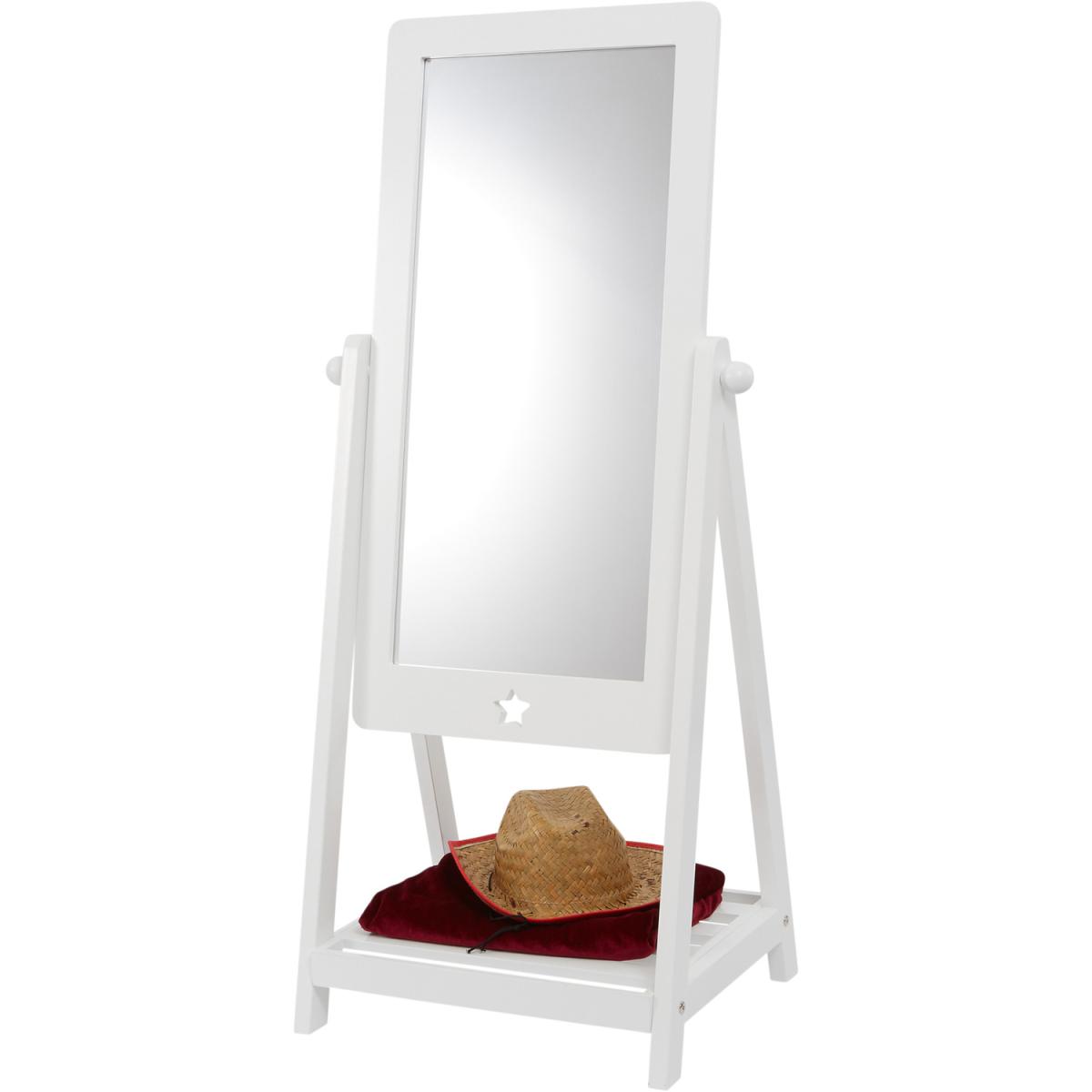 Kids White Dressing Mirror - White – image 8